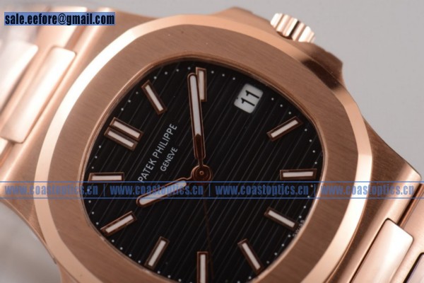 Patek Philippe Nautilus Date 1:1 Clone 18K Rose Gold Watch 5711/1R-003(BP)